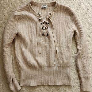 Beige Wool Sweater